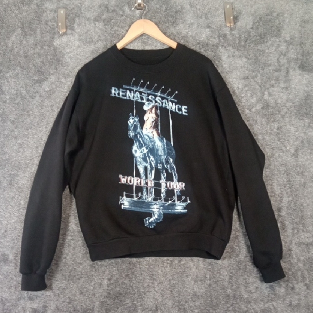 Beyonce Renaissance World Tour 2023 Crewneck Pullover Sweatshirt Womens M